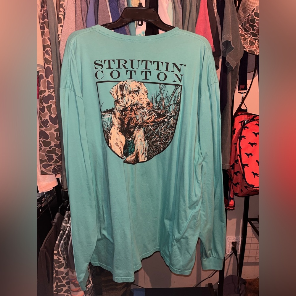 Struttin’ Cotton long sleeve tee